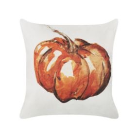 Poduszka dekoracyjna Curbita Welur 45 x 45 cm Roślinny Beżowy 1 szt.