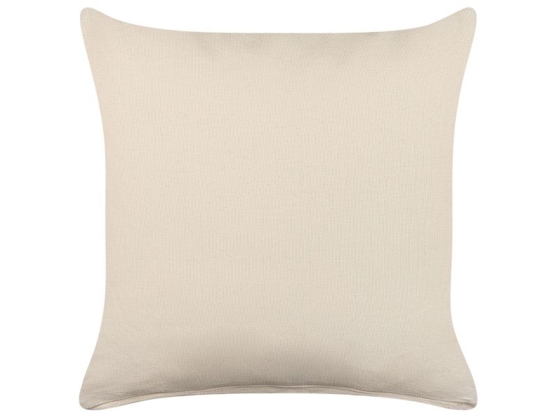 Poduszka dekoracyjna Howea Bawełna 45 x 45 cm Geometryczny Beżowy 1 szt.