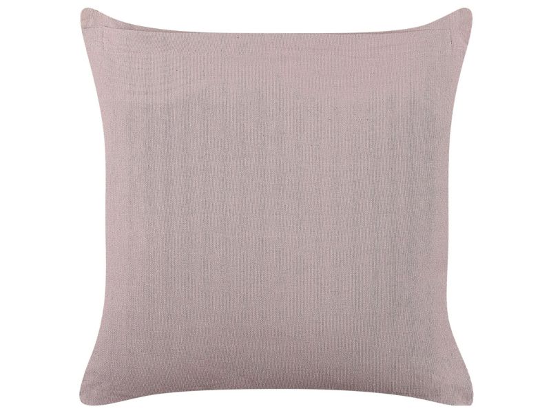 Poduszka dekoracyjna Kalmia Bawełna 45 x 45 cm Kwiatowy Druk blokowy Różowy 1 szt.