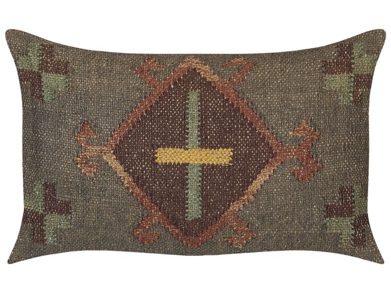 Poduszka dekoracyjna Katora Juta 30 x 50 cm Orientalny Zielony 1 szt.