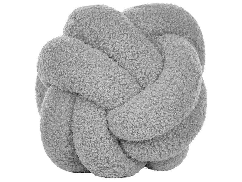 Poduszka dekoracyjna Malni Boucle 19 x 19 cm Jednolity Szary 1 szt.