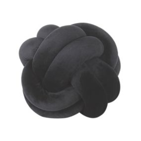 Poduszka dekoracyjna Malni Welur 20 x 20 cm Jednolity Czarny 1 szt.