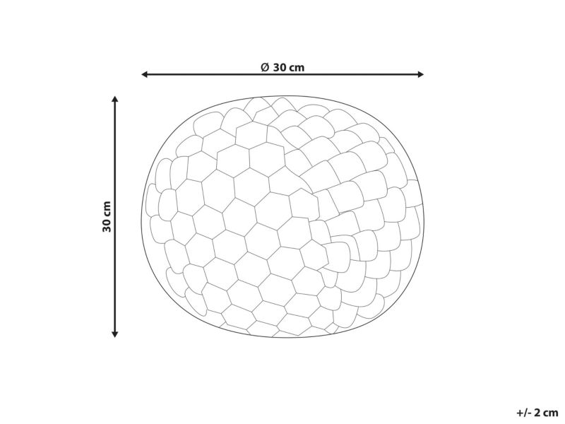 Poduszka dekoracyjna Rosea Sztuczne futro 30 x 30 cm Jednolity Różowy 1 szt.