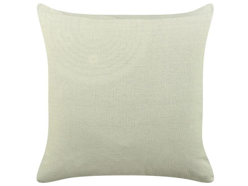 Poduszka dekoracyjna Rungia Bawełna 45 x 45 cm Kwiatowy Druk blokowy Zielony 1 szt.