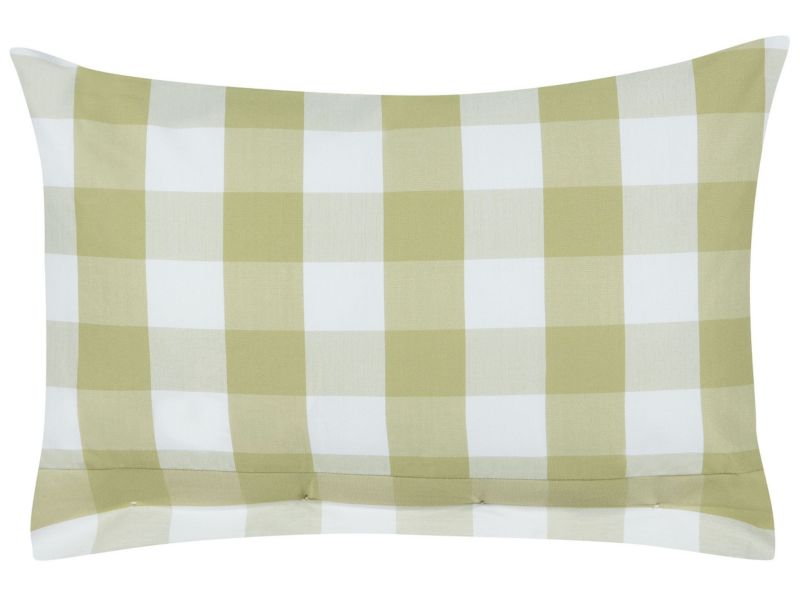 Poduszka dekoracyjna Tamnine 40 x 60 cm Kratka Jasnozielony 1 szt.