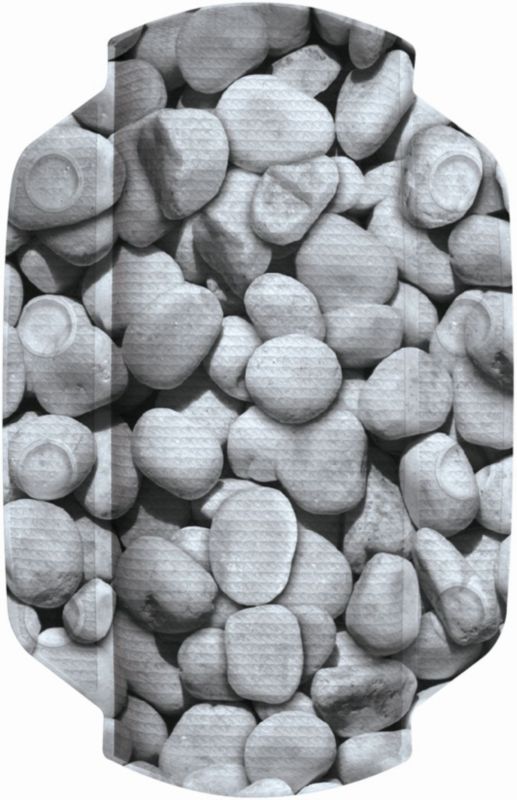 Poduszka do wanny Kleine Wolke Stepstone antypoślizgowa szara 32x22 cm 1 szt.
