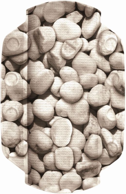 Poduszka do wanny Kleine Wolke Stepstone antypoślizgowa szara 32x22 cm 1 szt