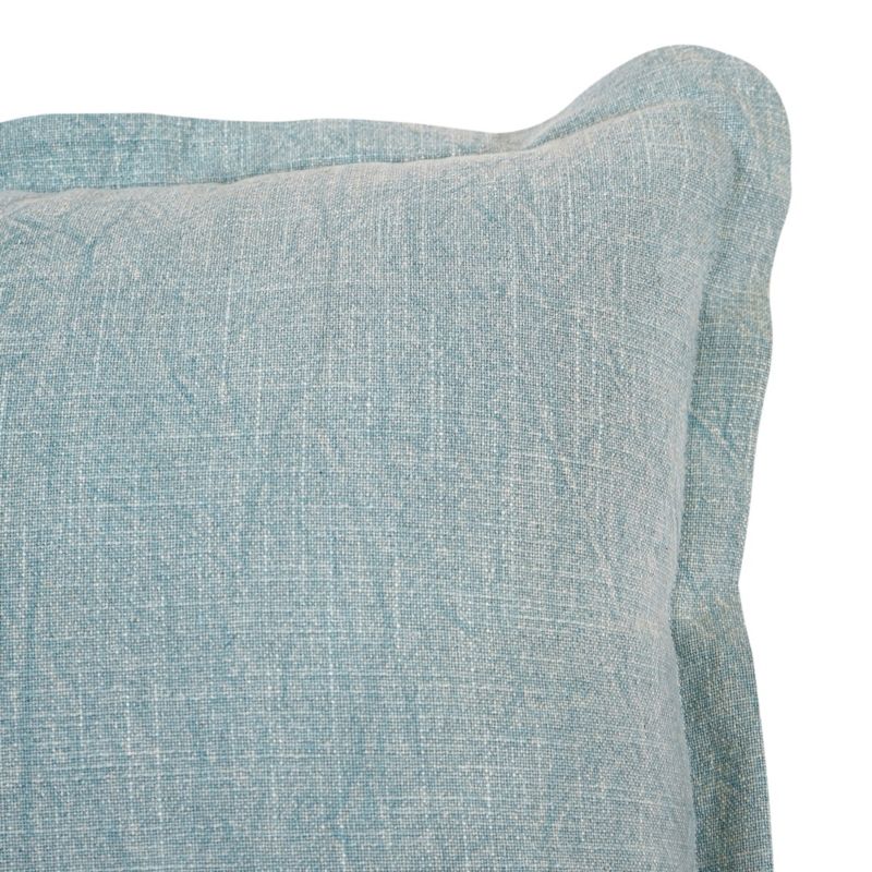 Poduszka GoodHome Kisiria Canvas Aqua grey