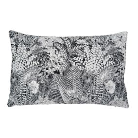 Poduszka GoodHome Mokau 40 x 60 cm czarna