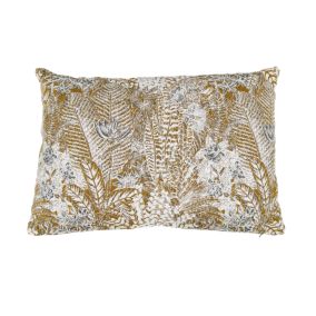 Poduszka GoodHome Mokau 40 x 60 cm żółta