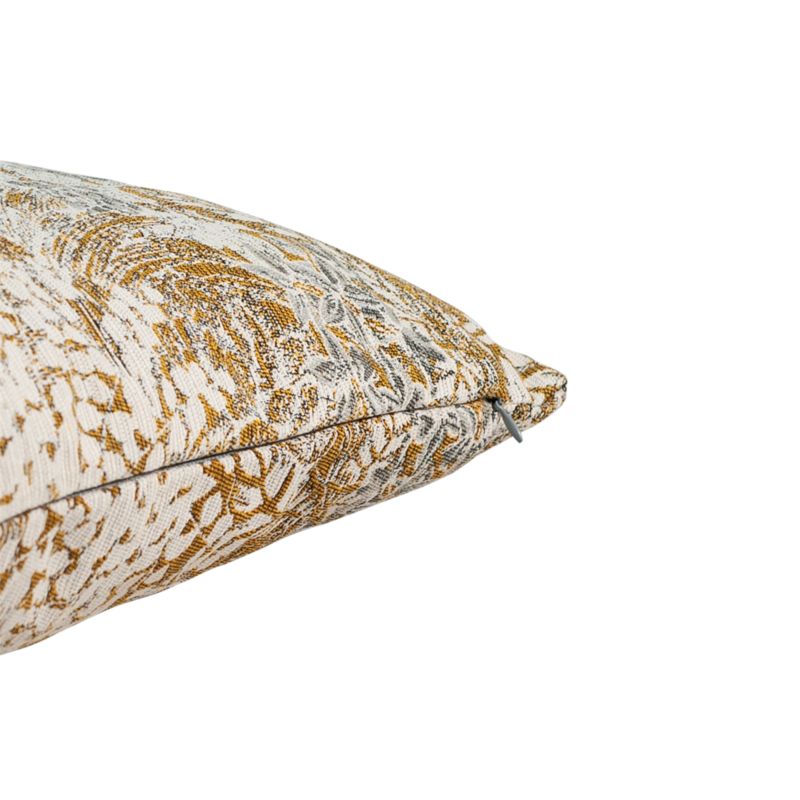 Poduszka GoodHome Mokau 40 x 60 cm żółta
