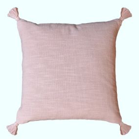 Poduszka GoodHome Twain 45 x 45 cm różowa