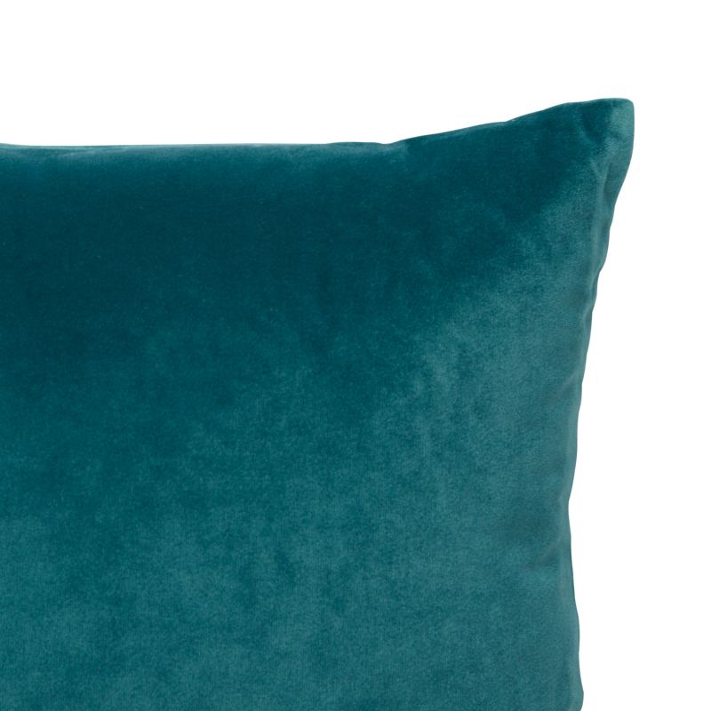 Poduszka GoodHome Valgreta 30 x 50 cm turkusowa