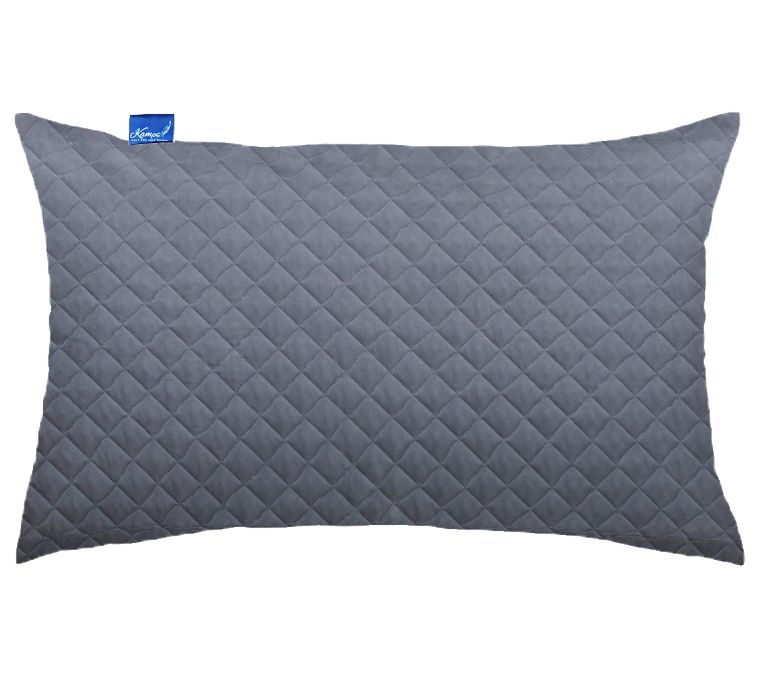 Poduszka KAM-POL mikrofibra pik szara ciemna 650x650 mm 1 szt.
