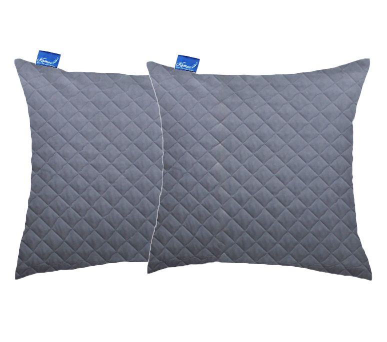 Poduszka KAM-POL mikrofibra pik szara ciemna 650x650 mm 1 szt.
