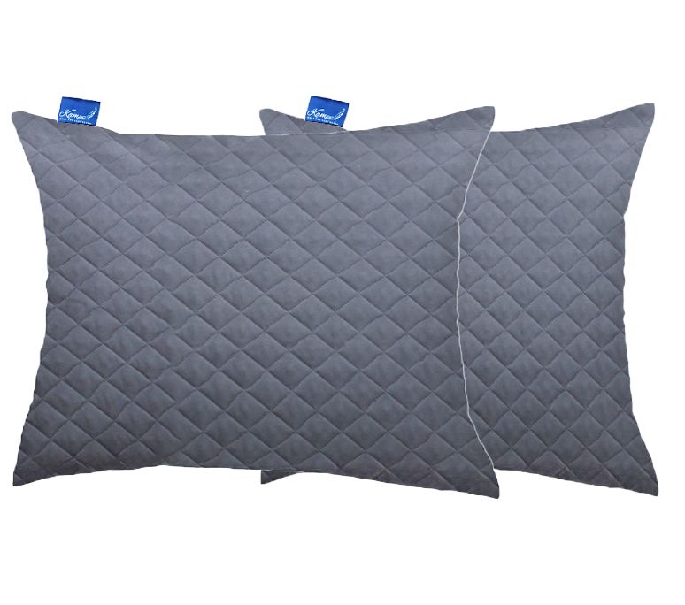 Poduszka KAM-POL mikrofibra pik szara ciemna 650x650 mm 1 szt.