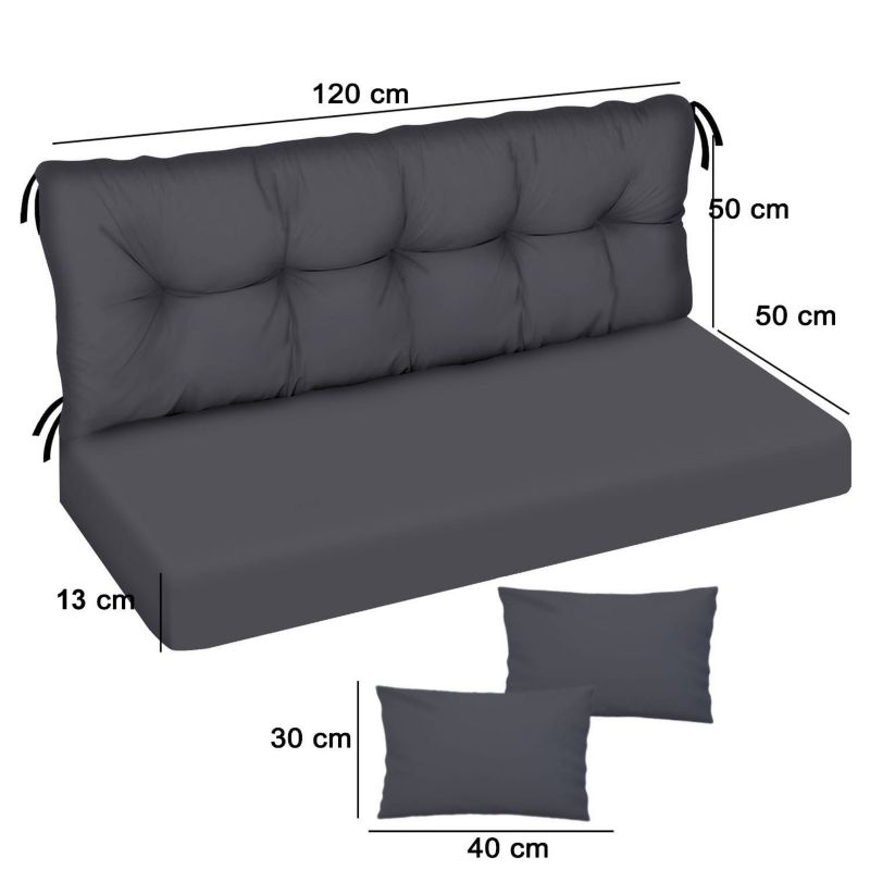Poduszka materac na huśtawkę Classic FEROCITY Palm 120x50x50 1 szt.