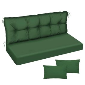 Poduszka materac na huśtawkę Classic FEROCITY Zielony 120x50x50 1 szt.