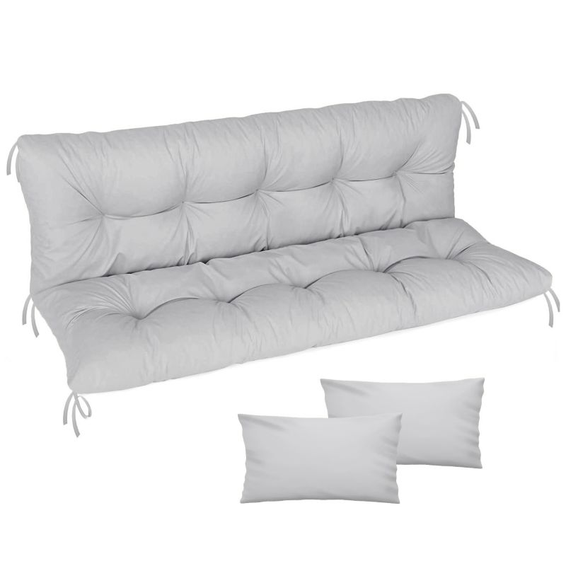 Poduszka materac na huśtawkę Comfort FEROCITY Szary 150x50x50 1 szt.