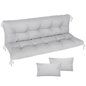 Poduszka materac na huśtawkę Comfort FEROCITY Szary 150x50x50 1 szt.