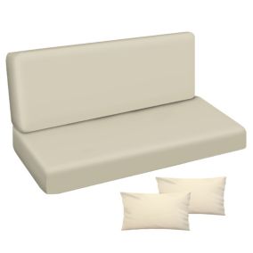 Poduszka materac na huśtawkę Premium FEROCITY Beżowy 185x50x50 1 szt.