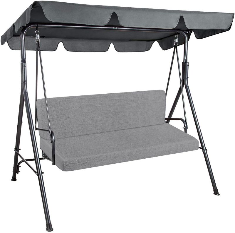 Poduszka materac na huśtawkę Premium FEROCITY Len 120x50x50 1 szt.