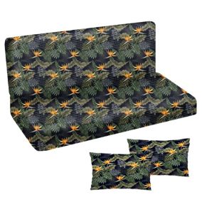 Poduszka materac na huśtawkę Premium FEROCITY Palm 100x50x50 1 szt.