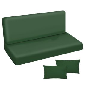 Poduszka materac na huśtawkę Premium FEROCITY Zielony 120x50x50 1 szt.