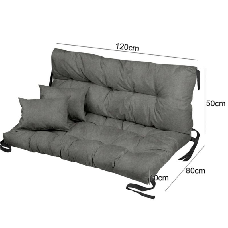 Poduszka na meble paletowe FEROCITY Len 120x80x50 1 szt.