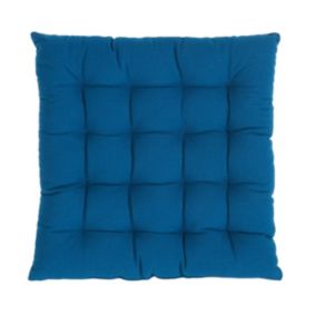 Poduszka na siedzisko GoodHome 36 x 36 cm niebieska