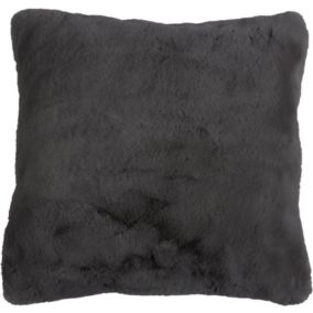 Poduszka Splendid Furry 45 x 45 cm czarna