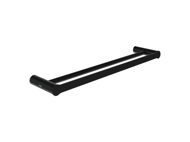 Podwójny uchwyt na ręcznik Ravak Fold FD 320.20BLM 45cm czarny mat 1 szt.