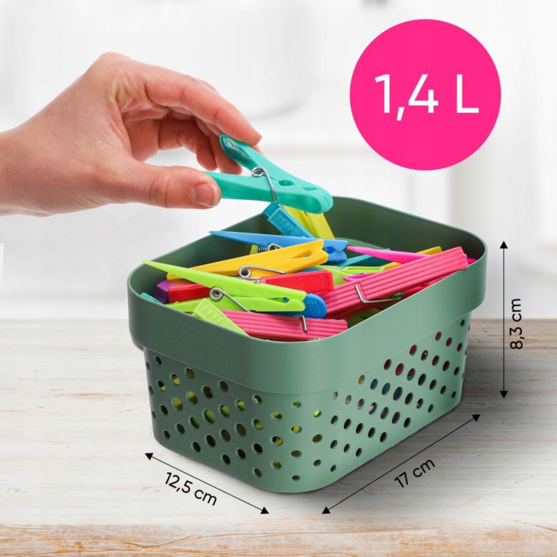 Pojemnik do przechowywania Curver Infinity Recycled 1.4L, zielony