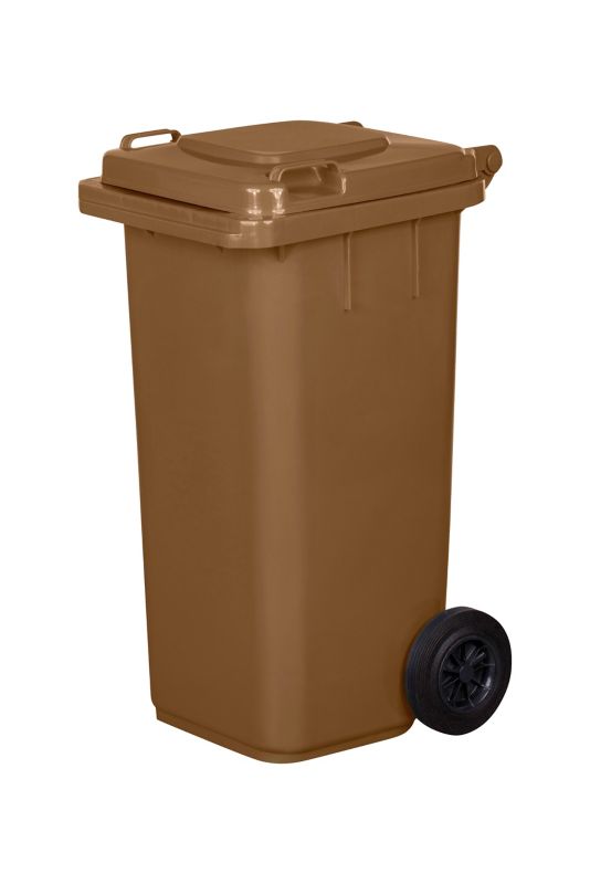 Pojemnik do segregacji odpadów 120 l brązowy