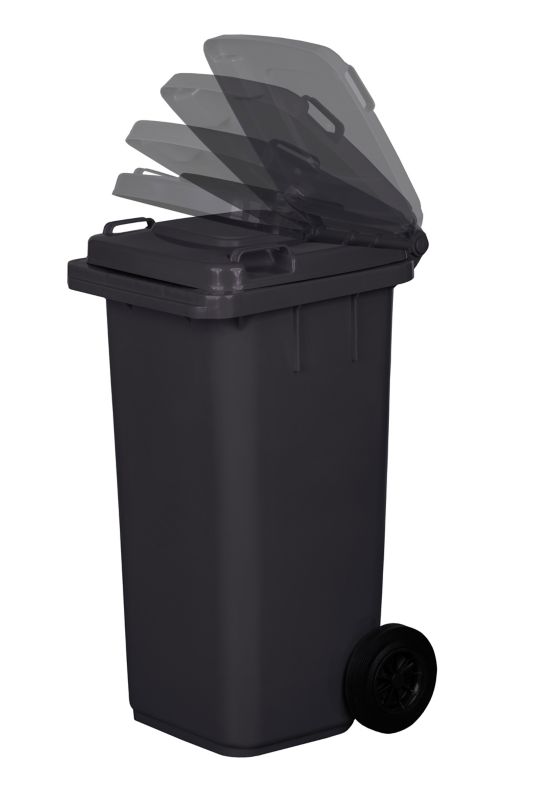 Pojemnik do segregacji odpadów 120 l czarny