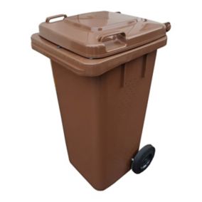 Pojemnik do segregacji odpadów Bio 240 l brązowy