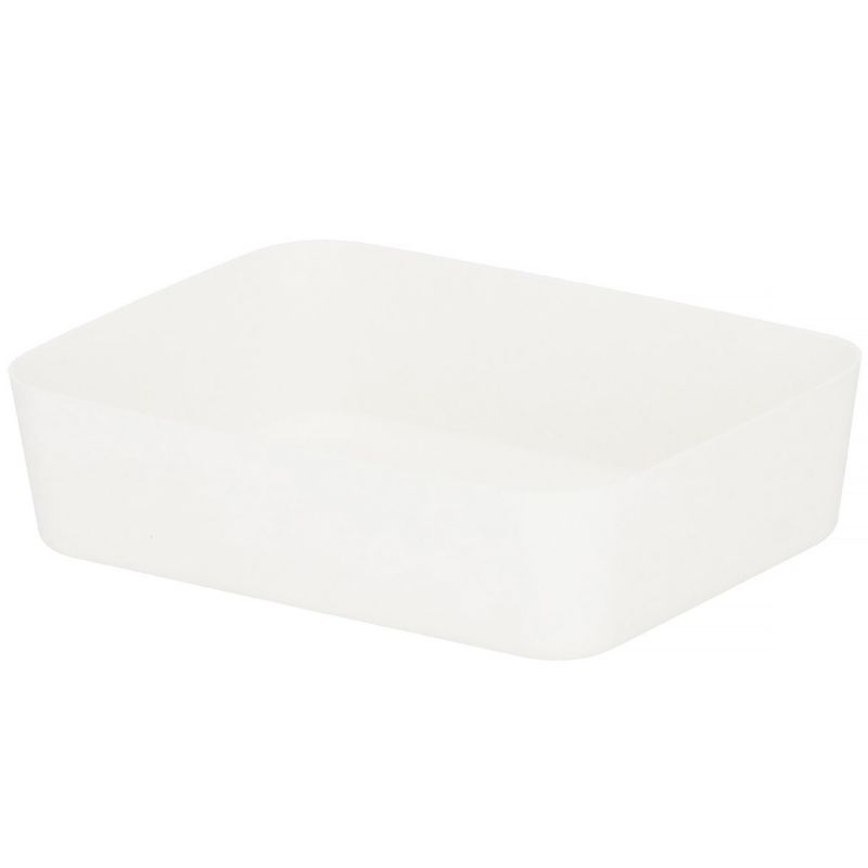 Pojemnik do szuflady Springos 13x18 cm wielofunkcyjny wkład, organizer kremowy 1 szt.