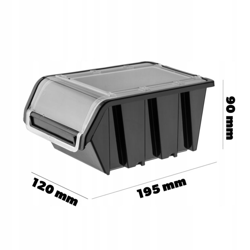 Pojemnik KADAX Kuweta magazynowy Organizer 195x120x90mm 1szt.