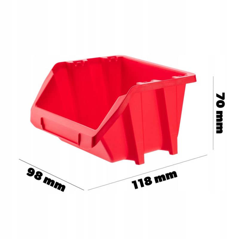 Pojemnik KADAX Kuweta Warsztatowy magazyn 118x98x70mm 1szt.