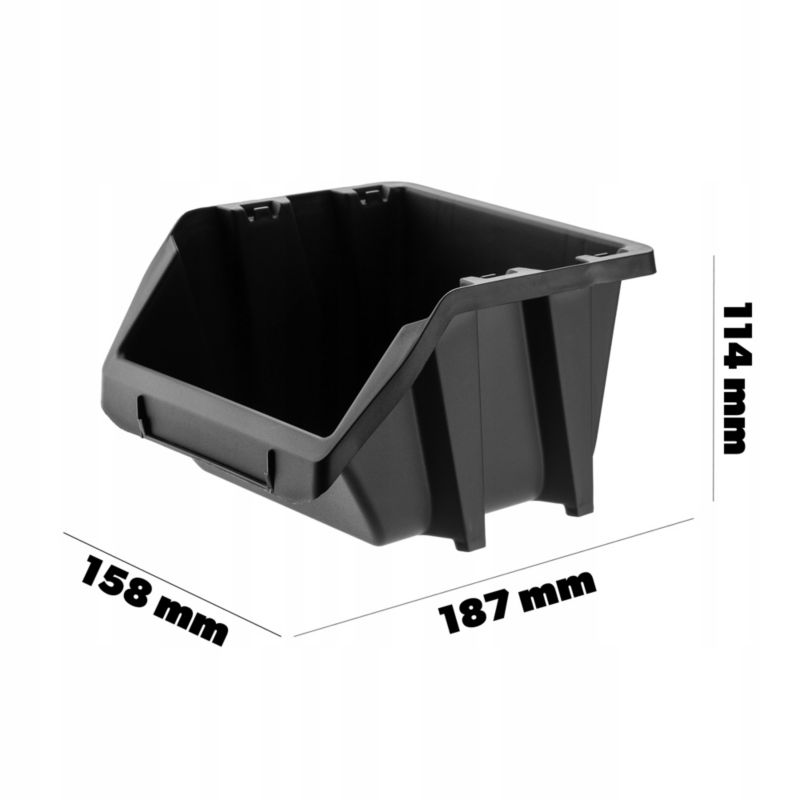 Pojemnik KADAX Kuweta Warsztatowy magazyn 187x158mm 10x 1szt.