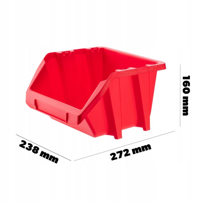 Pojemnik KADAX Kuweta Warsztatowy magazyn 272x238mm 10x 1szt.