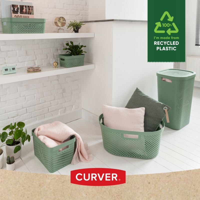 Pojemnik na bieliznę Curver Infinity 40L zielony