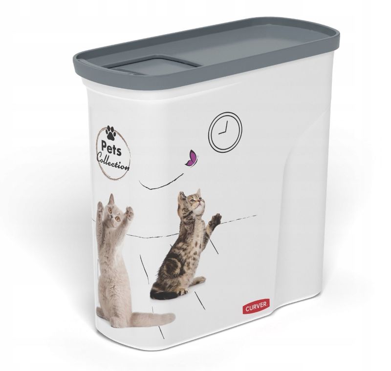 Pojemnik na karmę dla kota Curver Pet Life 2L