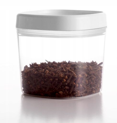 Pojemnik Na Żywność KADAX Przyprawy Produkty Sypkie Z Pokrywką 0,6L Plastikowy 1szt.