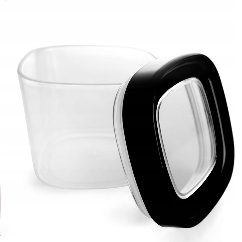 Pojemnik Na Żywność KADAX Przyprawy Produkty Sypkie Z Pokrywką 0,6L Plastikowy 1szt.