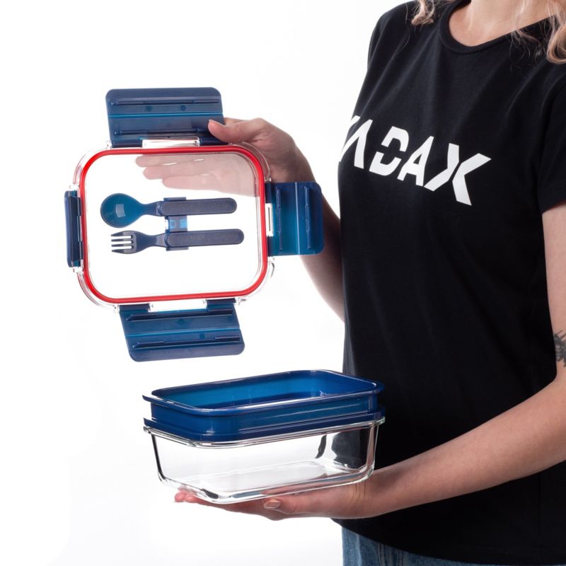 Pojemnik Na Żywność KADAX Pudełko Śniadaniówka Na Lunch Lunchbox 1,7L Z Pokrywką 1szt.