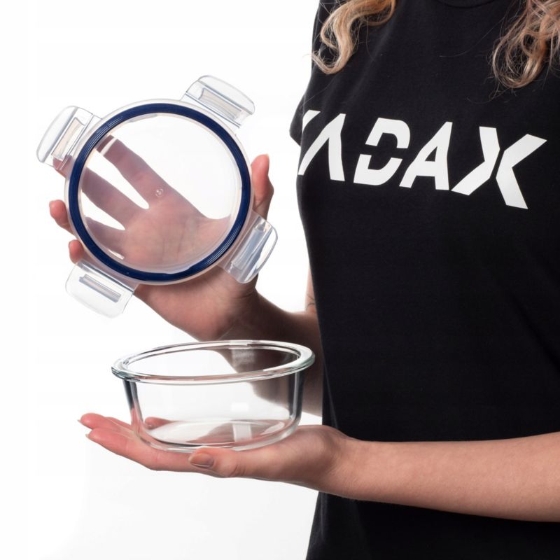 Pojemnik Na Żywność KADAX Pudełko Śniadaniówka Na Lunch Lunchbox 400ml Z Pokrywką 1szt.