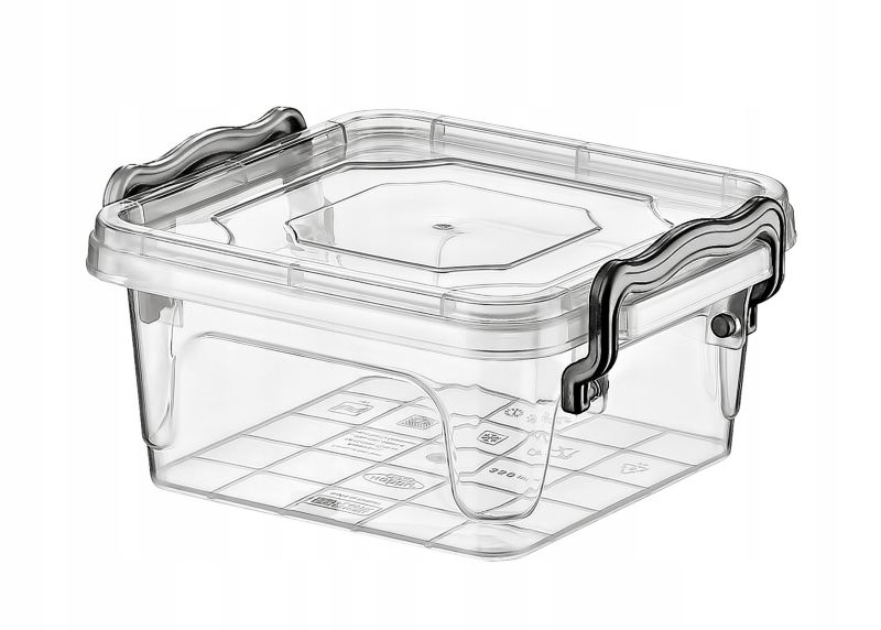 Pojemnik Na Żywność KADAX Pudełko Śniadaniowe Na Lunch Lunchbox 0,35L Z Pokrywką 1szt.