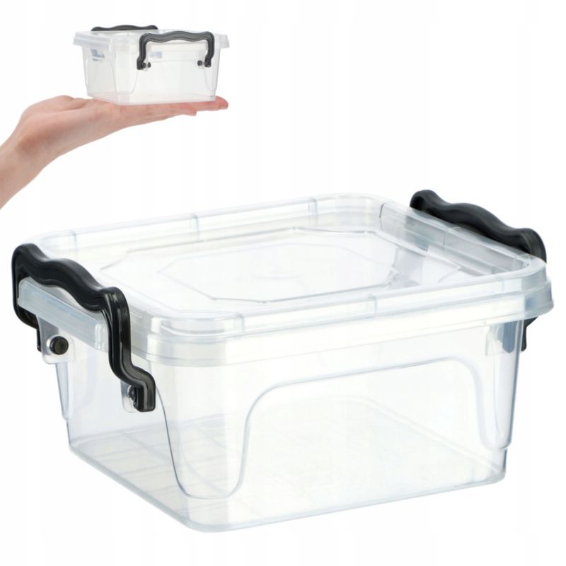 Pojemnik Na Żywność KADAX Pudełko Śniadaniowe Na Lunch Lunchbox 0,35L Z Pokrywką 1szt.