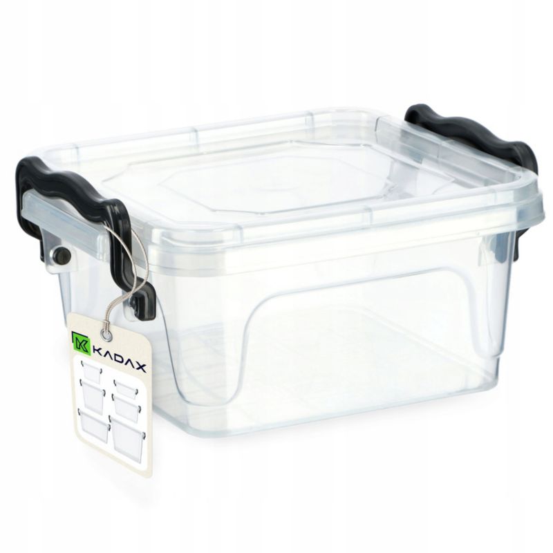 Pojemnik Na Żywność KADAX Pudełko Śniadaniowe Na Lunch Lunchbox 0,35L Z Pokrywką 1szt.